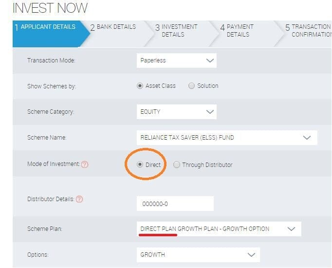 Regular Vs direct mutual fund schemes invest online in direct plans