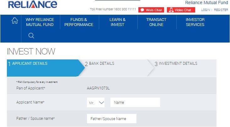 Reliance mutual fund ekyc procedure
