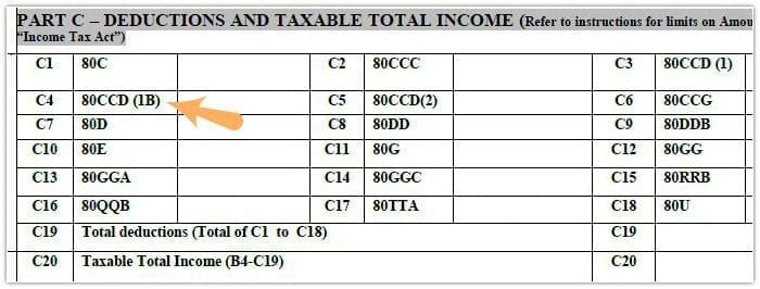 NPS Section 80CCD 1B pic