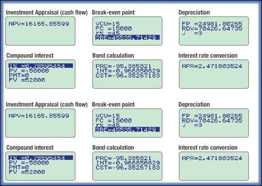 Casio FC 200V Functions Perosnal Finance Calculations pic
