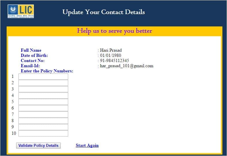 update-your-contact-details-on-lic-policies-online
