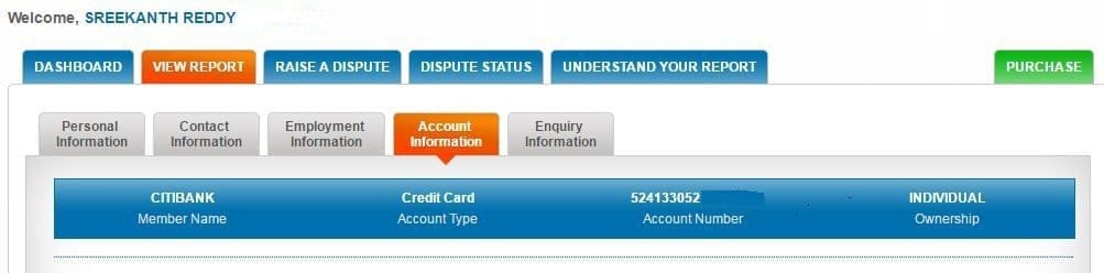 CIBIL online free credit report details pics