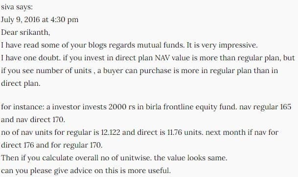 Mutual Fund Schemes NAV Net Asset Value Misconceptions Direct Mutual Fund Plan Regular Plan