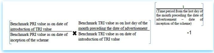 Total return index Price return index tri pri CAGR formula pic