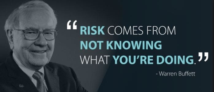 Warren buffett quote on risk