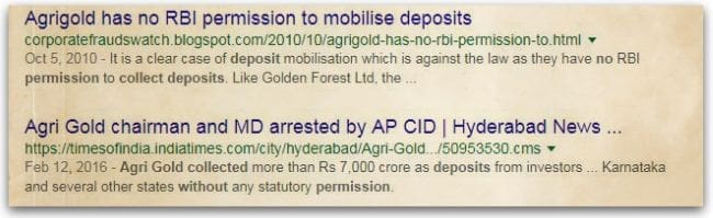 Agrigold Public Deposits scheme fraud pic