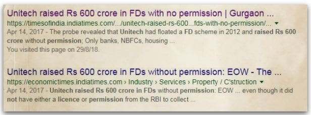 Unitech Public Deposit Scheme Fraud Collective Investment Scheme pic