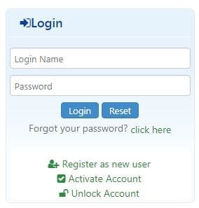 New user registration