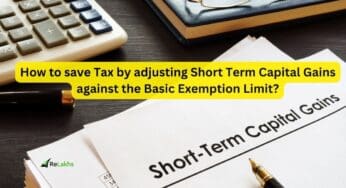 How to adjust Short Term Capital Gains against Basic Exemption Limit?
