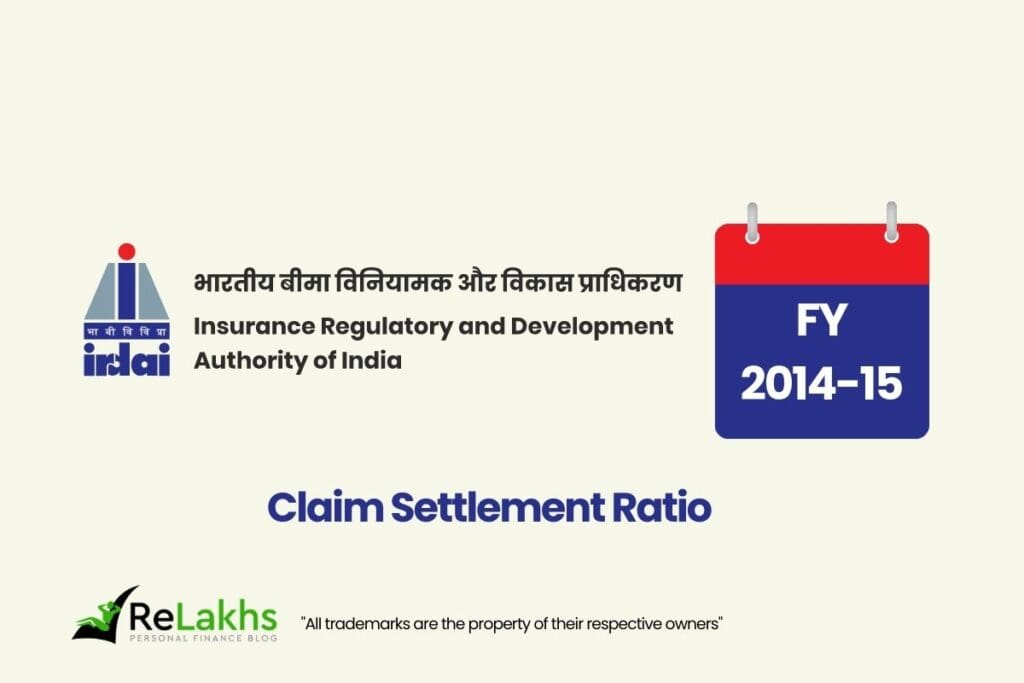 IRDA Latest Claim Settlement Ratio 2014_15
