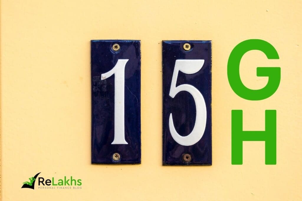 New Form 15G & Form 15H _ New format & submission procedure