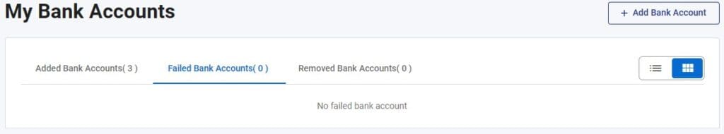 ITR refund issue failure failed bank account