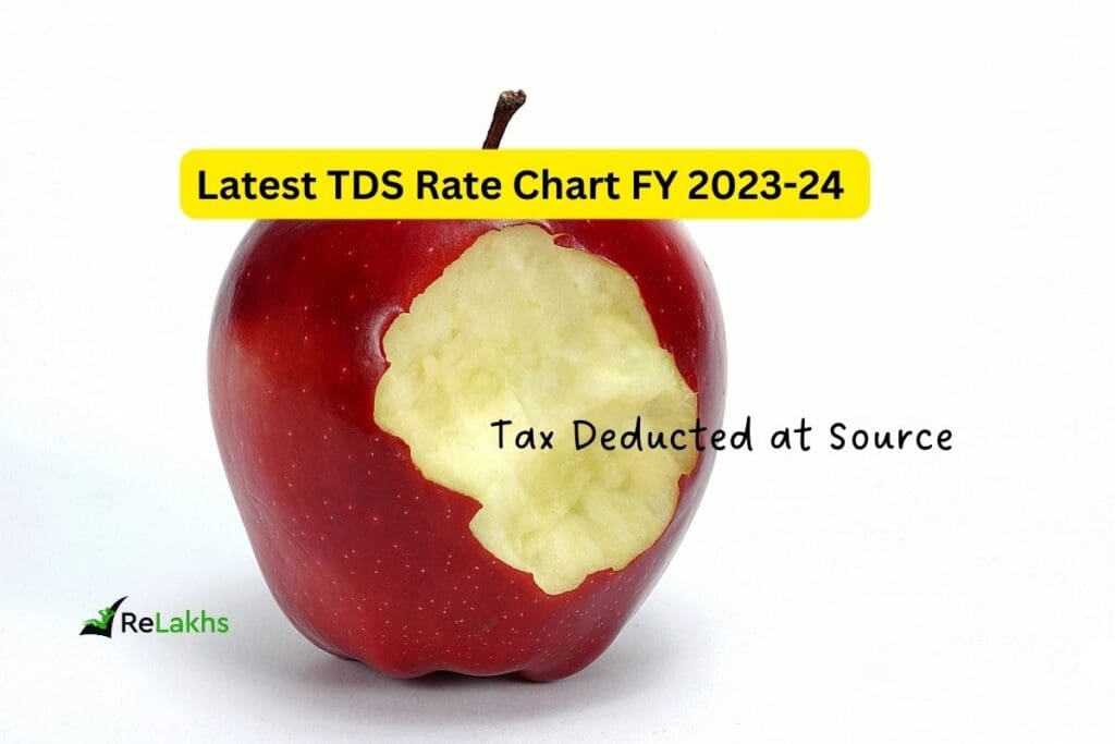 Latest TDS rates AY 2024-25 TDS Chart Table FY 2023-24