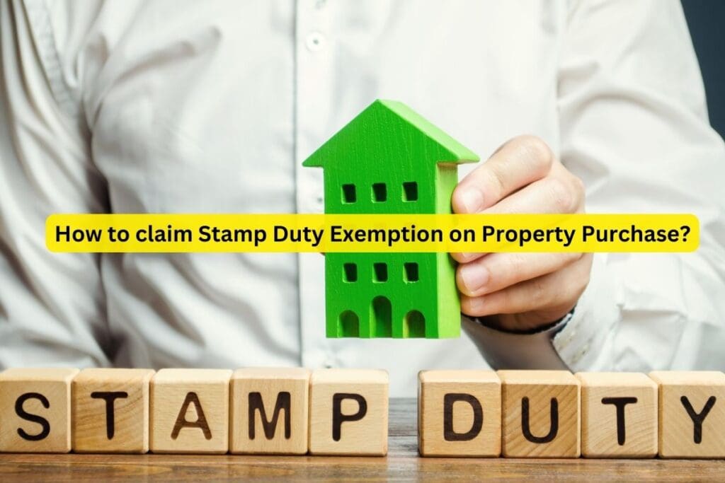 Property purchase Stamp duty tax exemption under section 80c