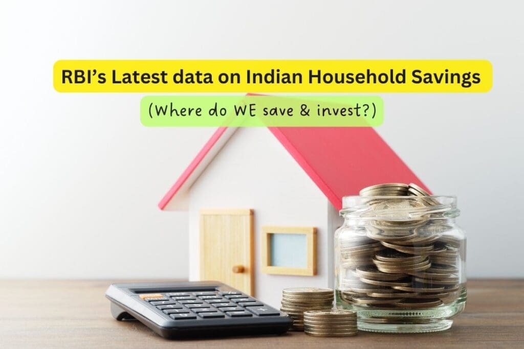RBI data on indian household savings