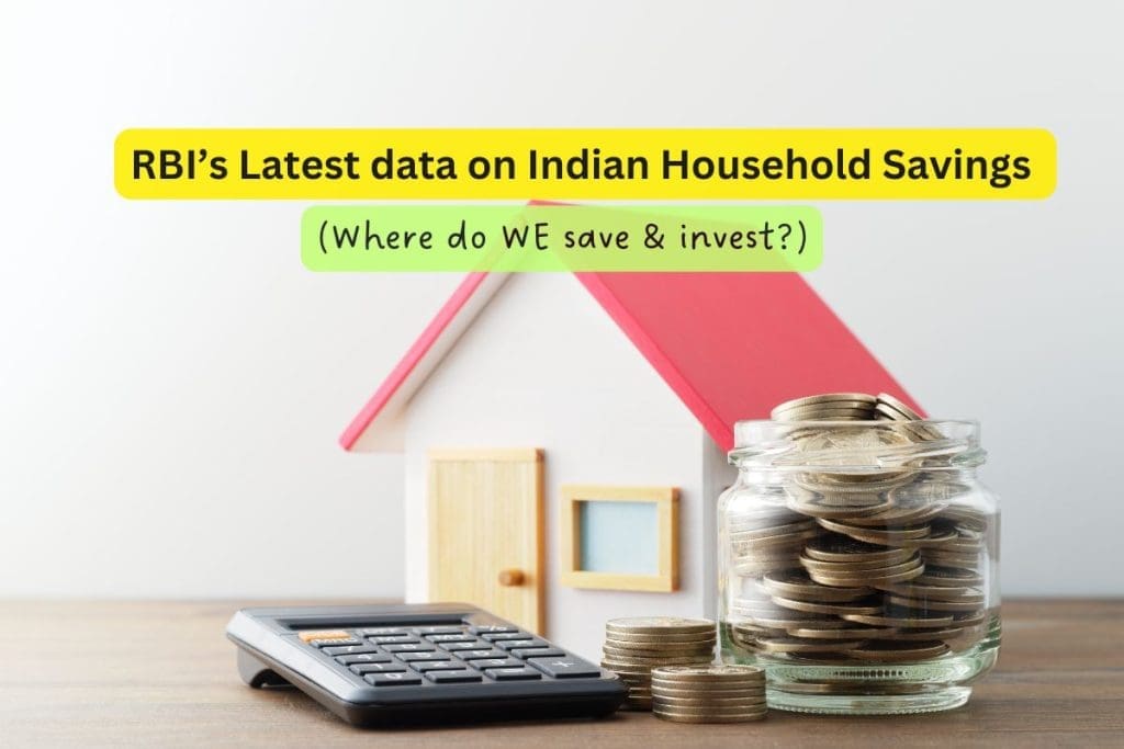 RBI data on indian household savings 2024-25
