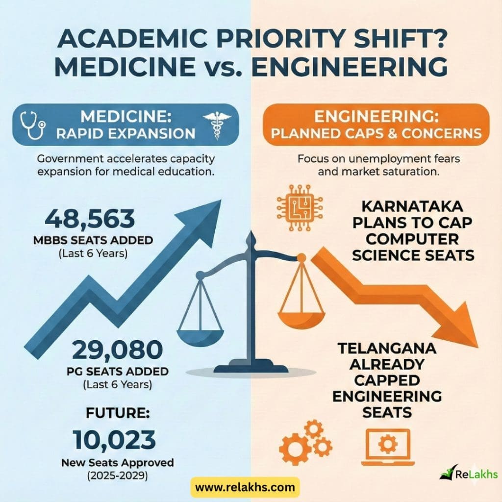Engineering vs medicine kids education in India