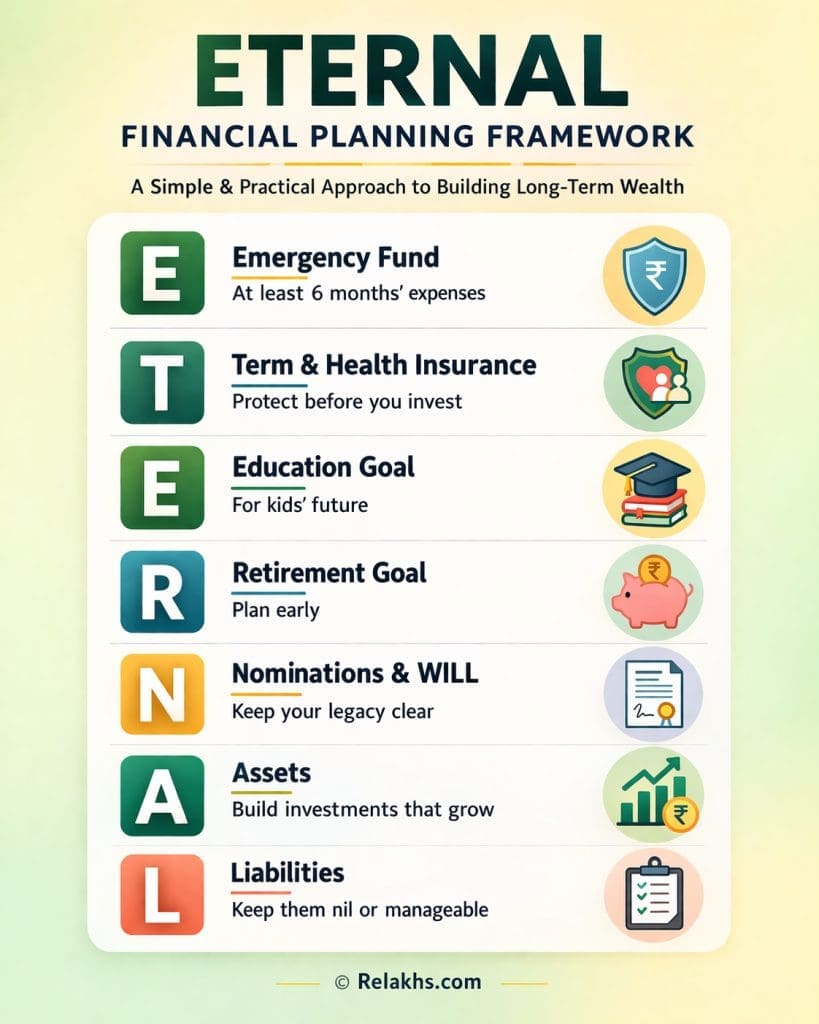 Eternal financial planning framework for long-term wealth creation