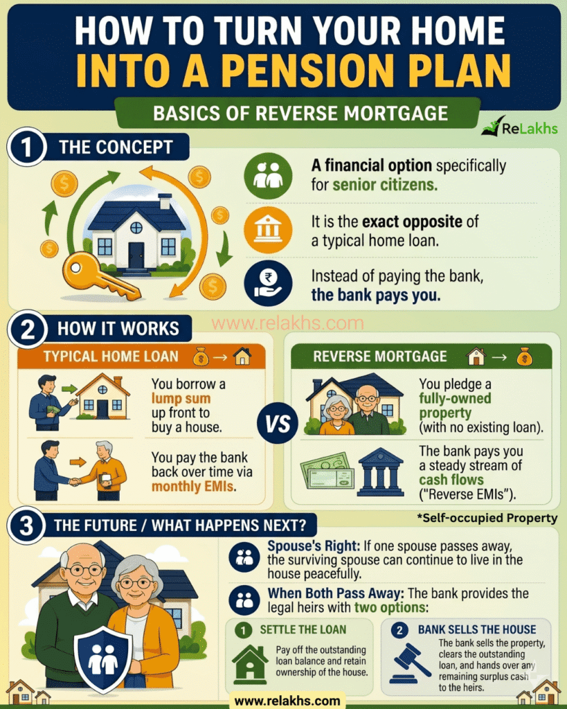 Reverse Mortgage features benefits guide india